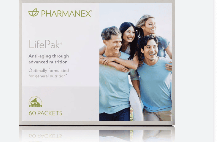 NuSkin Pharmanex LifePak box - anti-aging supplement, 60 packets